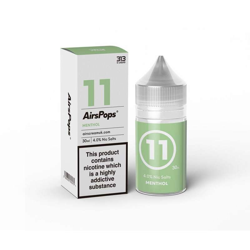 Menthol(11) 4% Airscream - Airpops 313 Vape E-Liquids 30ml