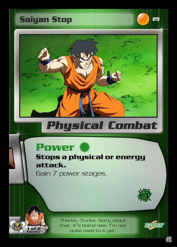 CCG Dragon Ball Z Collectable Cards - Saiyan Stop - 29