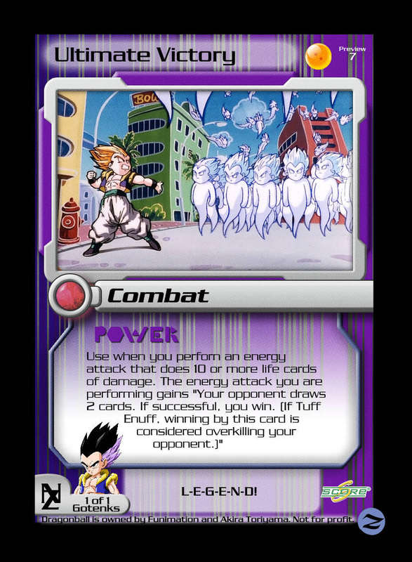 CCG Dragon Ball Z Collectable Cards - Ultimate Victory - NoPreview7