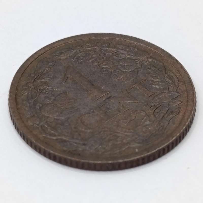 1914 Netherlands 1 Cent - AU