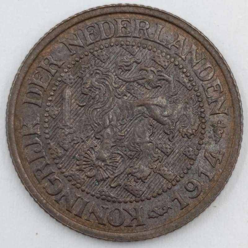 1914 Netherlands 1 Cent - AU