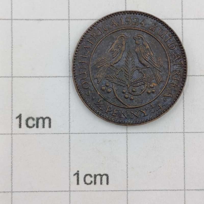 South Africa 1924 Farthing AU