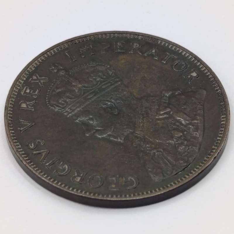 1936 SA Union George V one Penny - XF