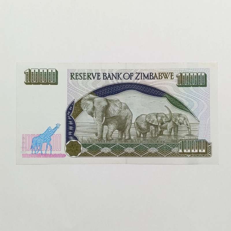 Zimbabwe $1000 Harare 2003 replacement note - Rare AW series - with wrapper