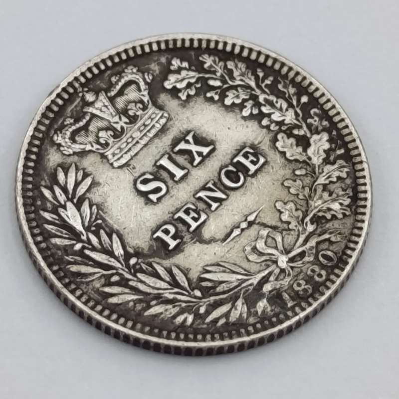 Great Britain 1880 sixpence VF