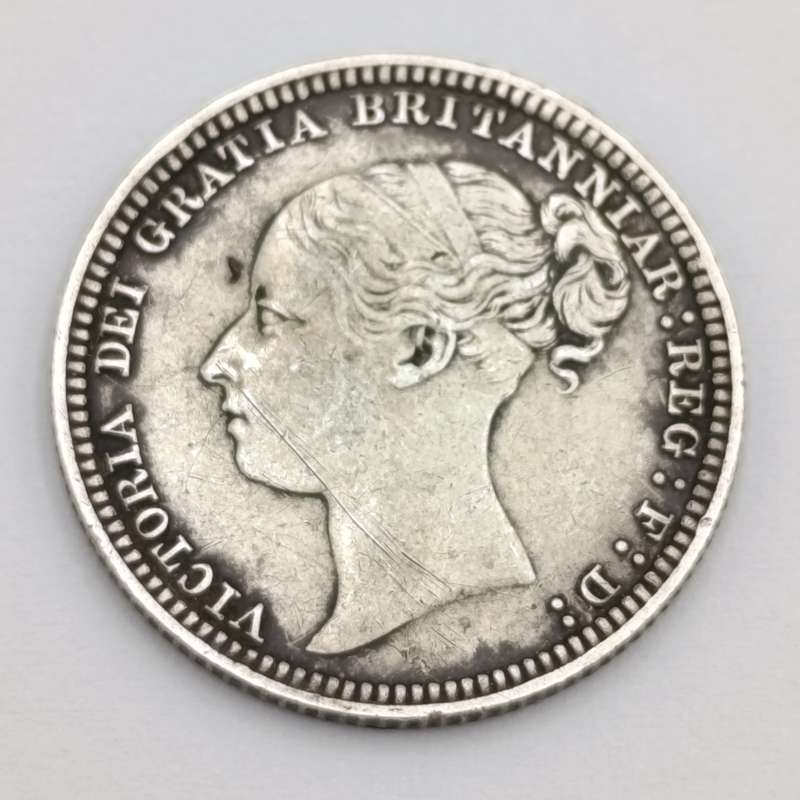 Great Britain 1880 sixpence VF