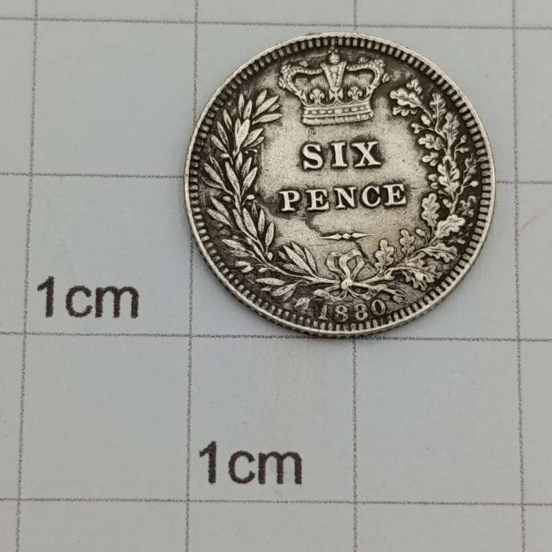 Great Britain 1880 sixpence VF