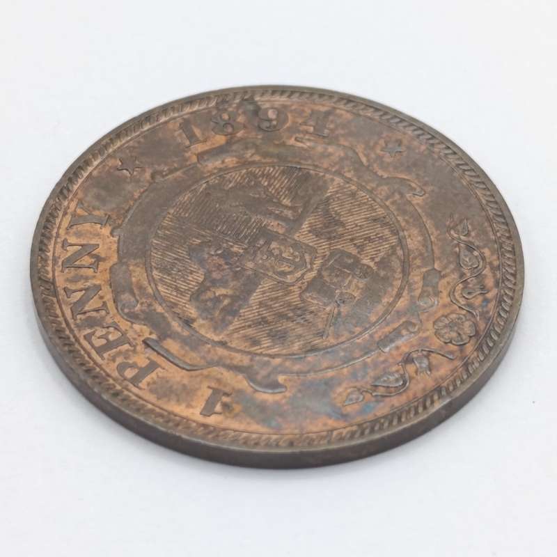 1994 ZAR Paul Kruger penny with some mint lustre remaining