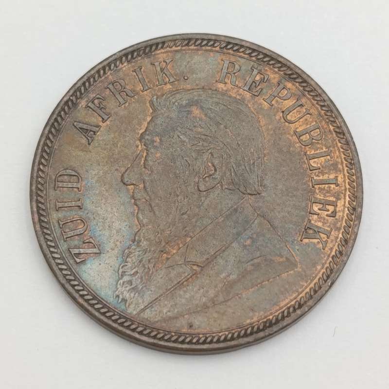 1994 ZAR Paul Kruger penny with some mint lustre remaining