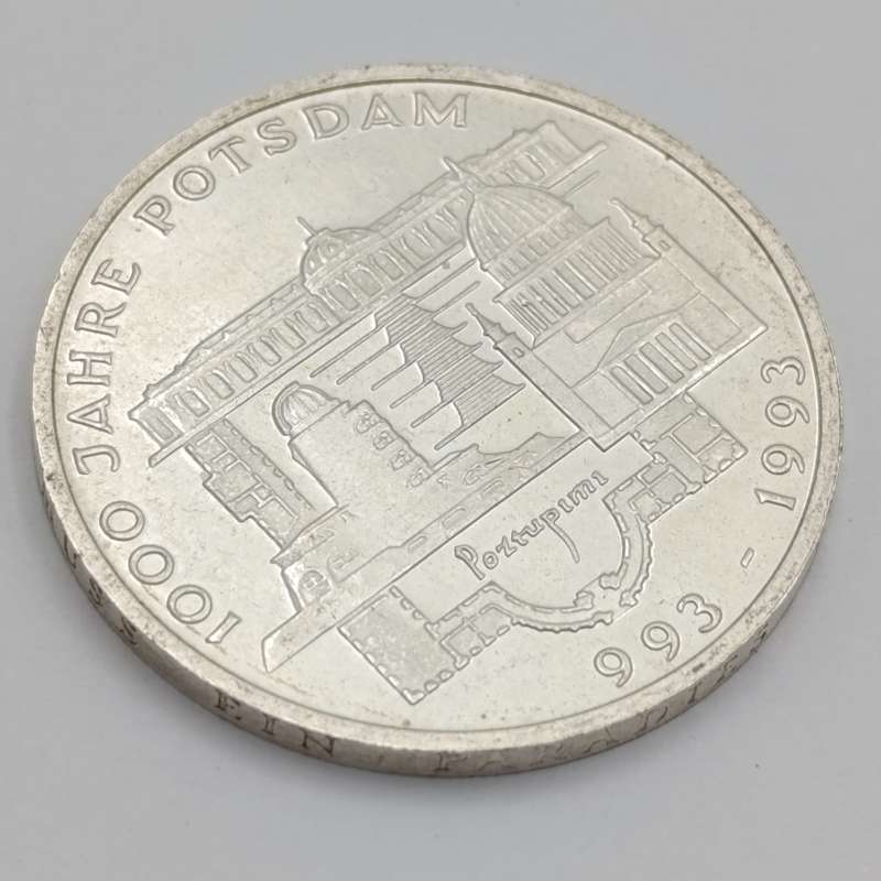 1993 F Germany silver 10 Deutche Mark - 1 000 years Potsdam - proof