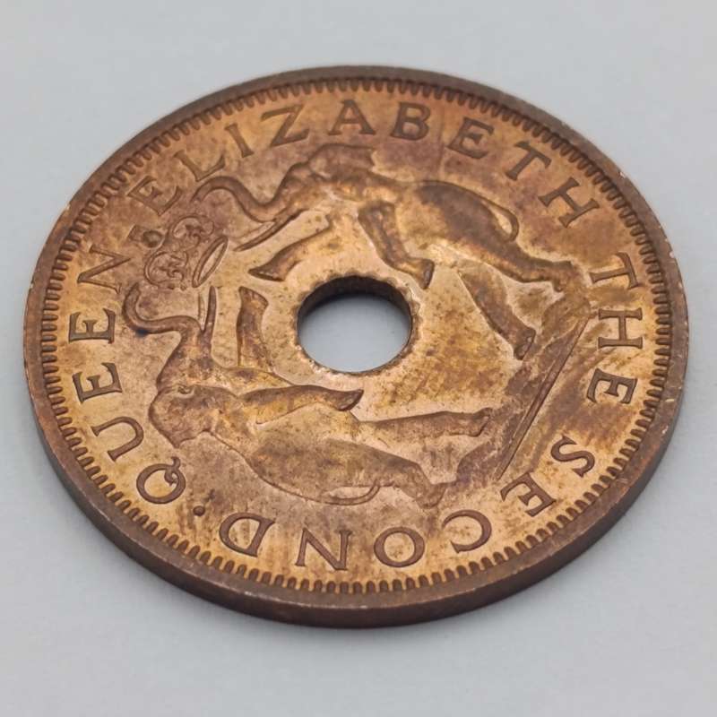 Rhodesia & Nyasaland 1962 one penny Brilliant uncirculated