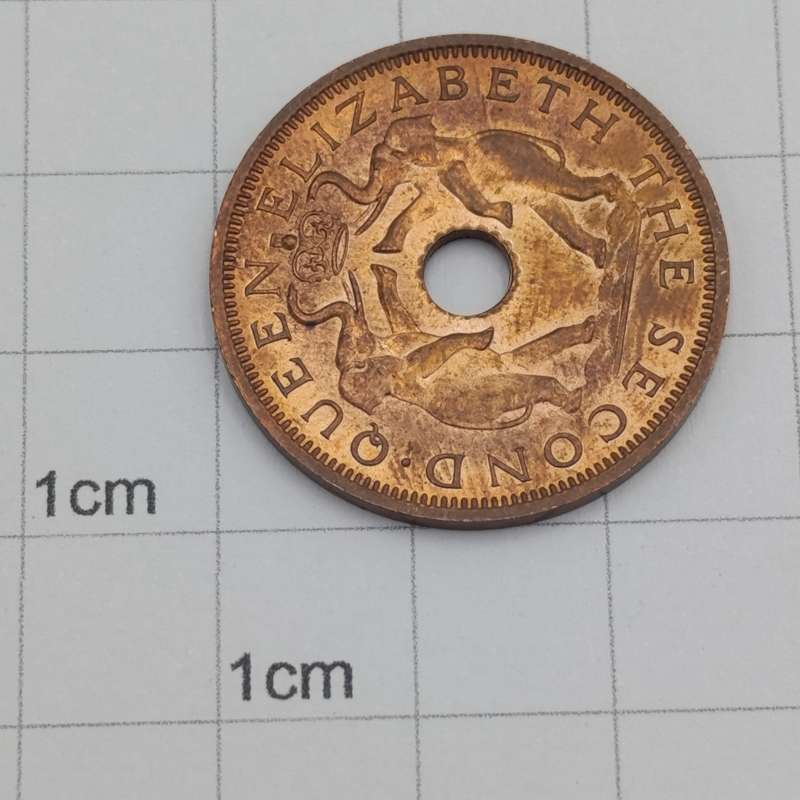 Rhodesia & Nyasaland 1962 one penny Brilliant uncirculated