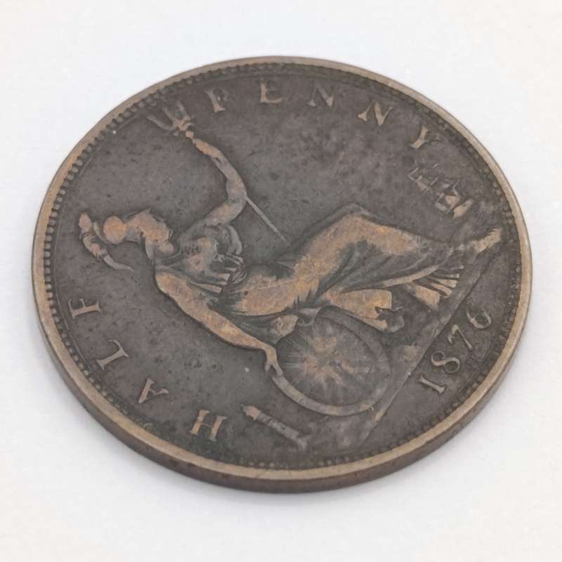 Great Britain 1876 half penny