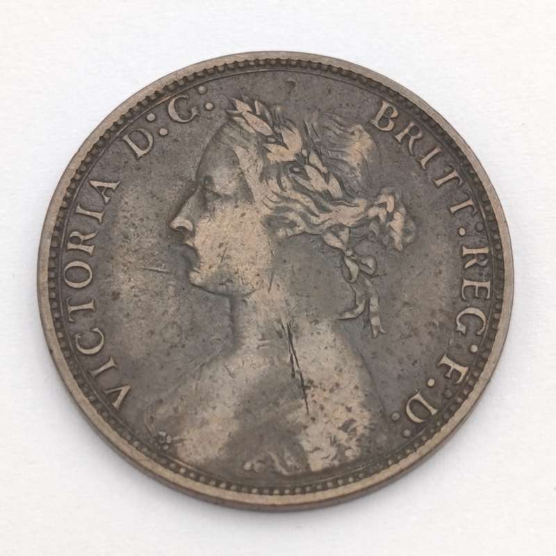 Great Britain 1876 half penny