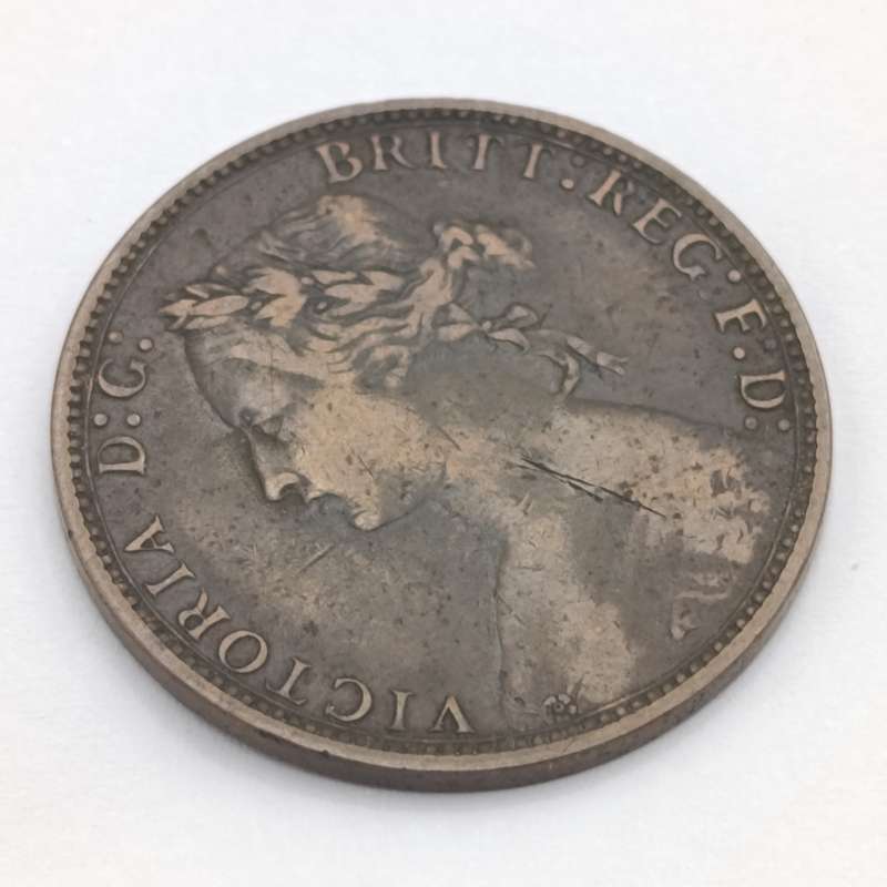 Great Britain 1876 half penny