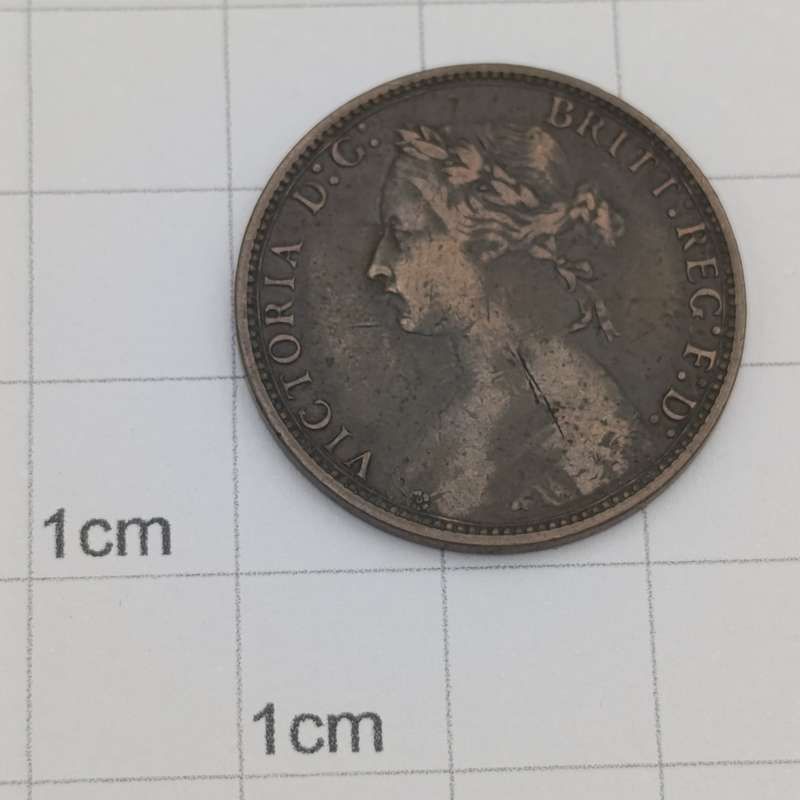 Great Britain 1876 half penny