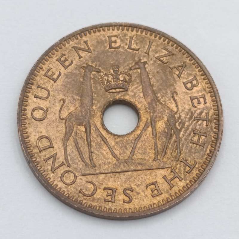 Rhodesia & Nyasaland 1958 half penny uncirculated