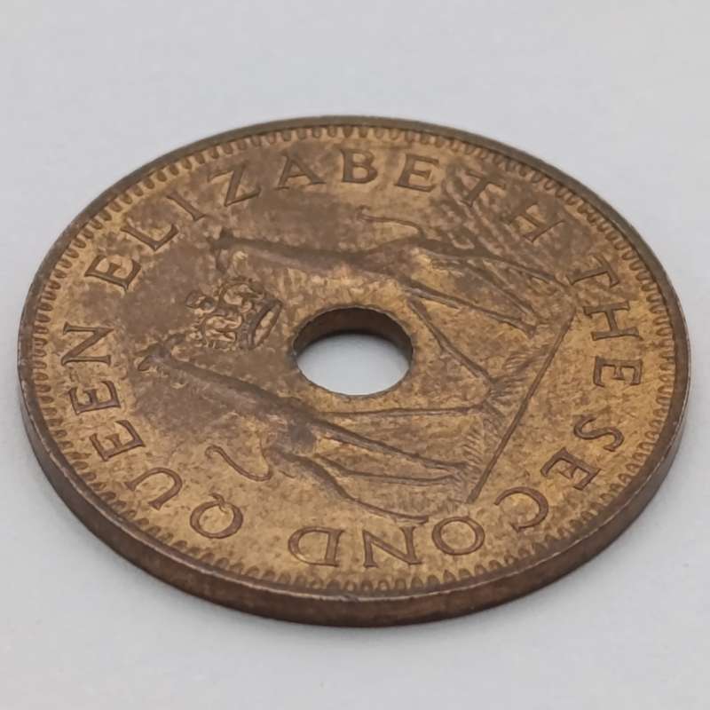 Rhodesia & Nyasaland 1958 half penny uncirculated