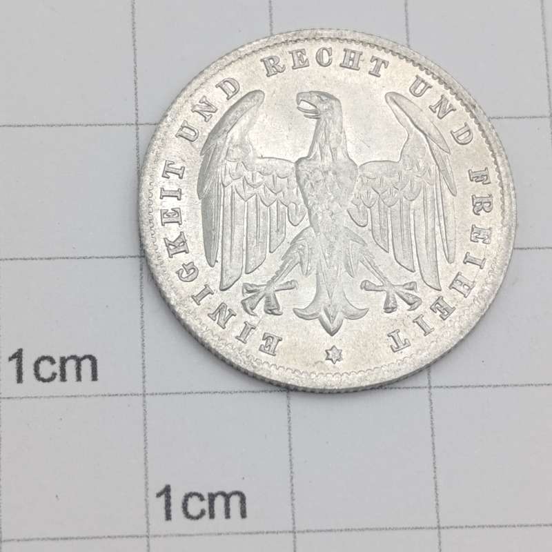 Germany Weimar Republic 500 Mark 1923A Aluminium