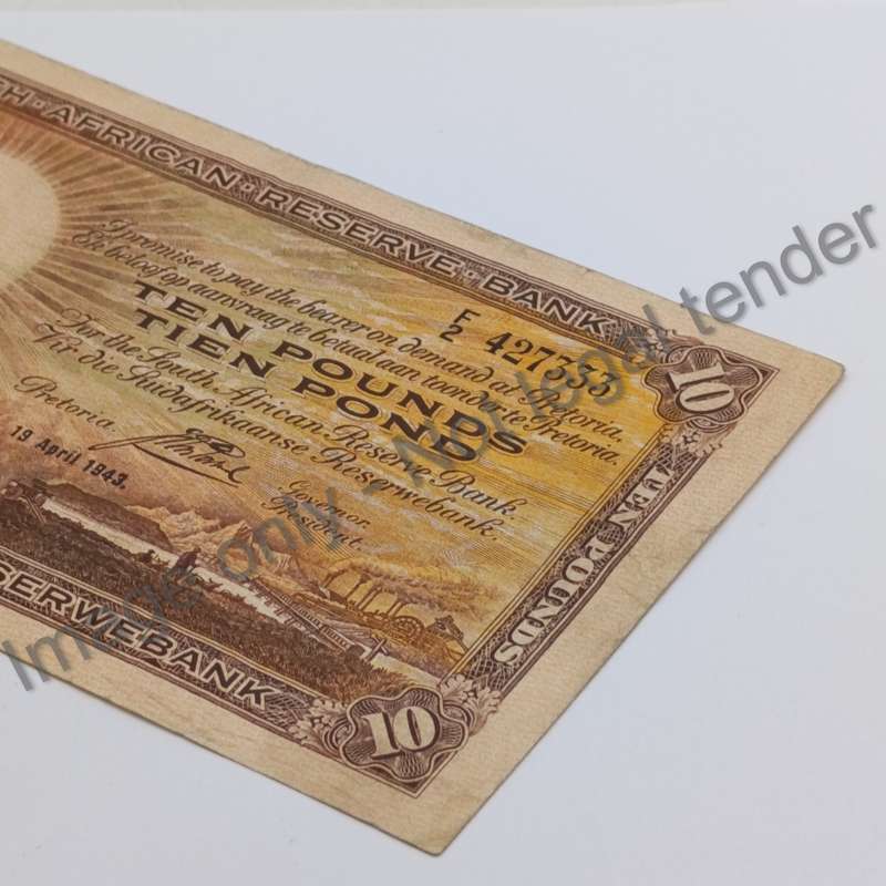 Postmus Banknote Ten Pound only issue 1943