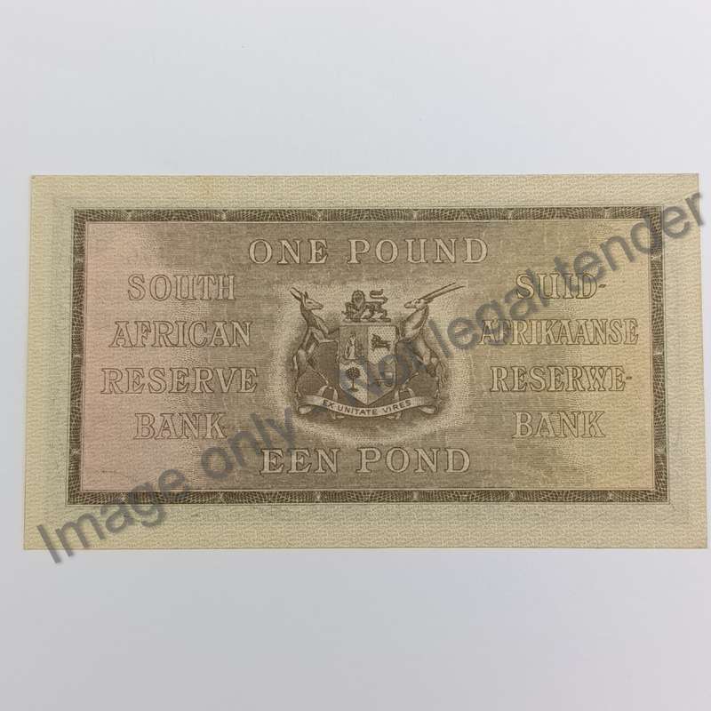 MH de Kock Banknote First Issue One Pound uncirculated