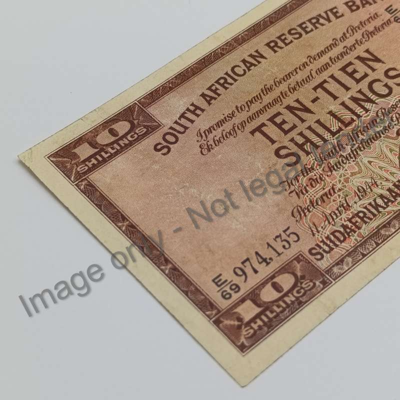 Postmus Banknotes 10 Shilling only issue 1944 uncirculated