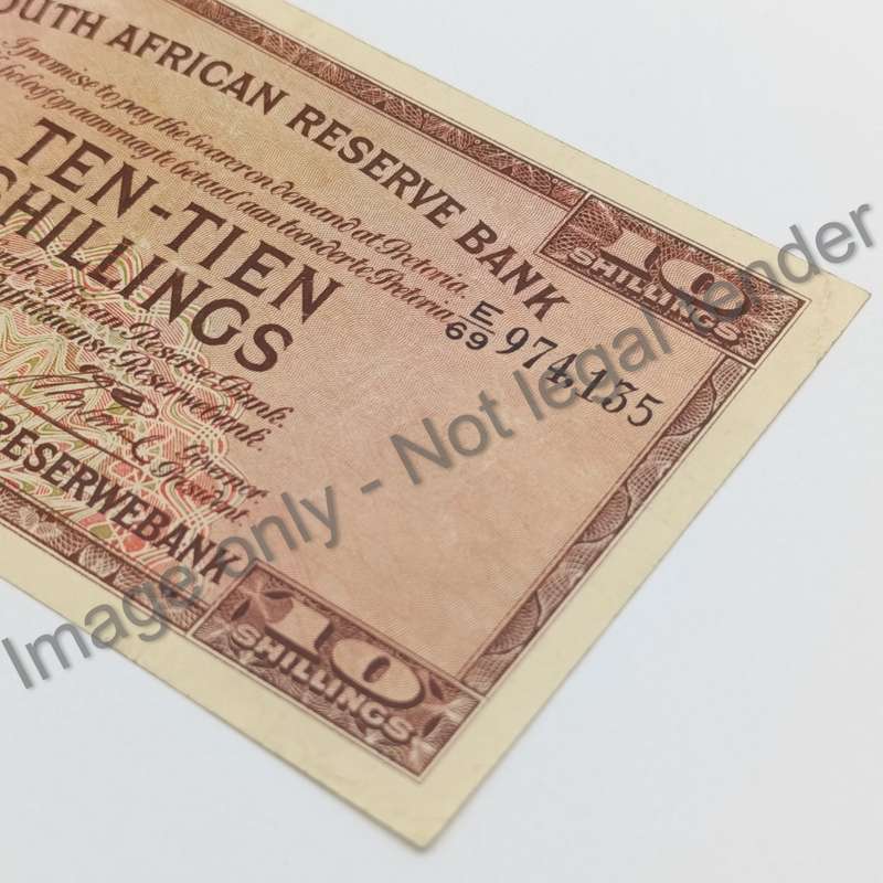 Postmus Banknotes 10 Shilling only issue 1944 uncirculated