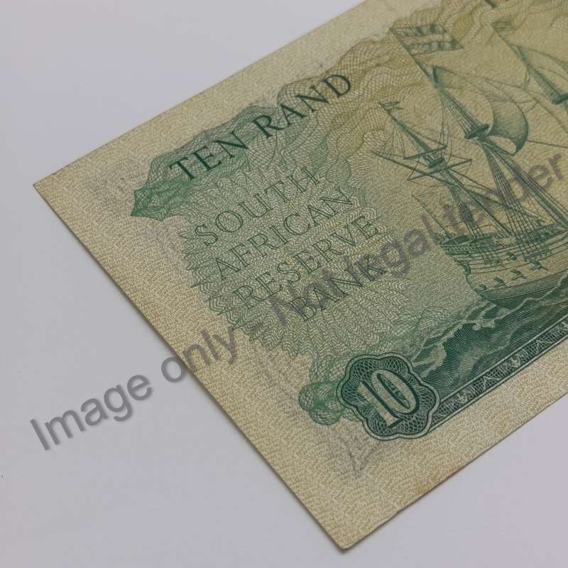 MH de Kock Banknote Ten Rand AU+ only Issue