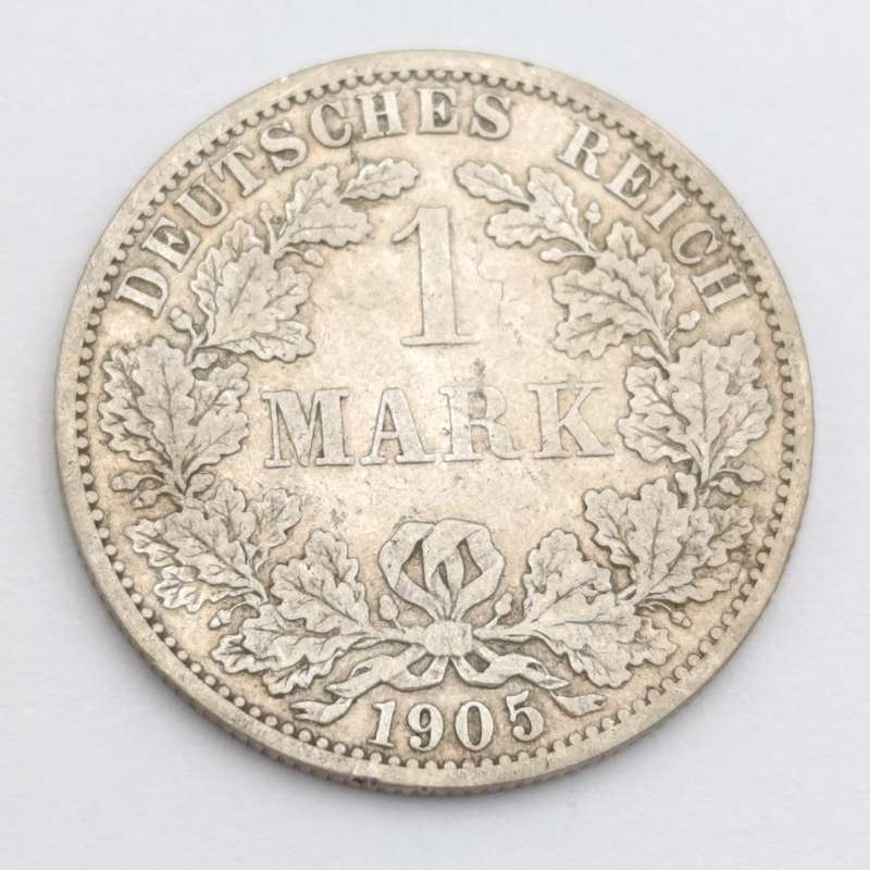 Germany Empire 1905 A 1 mark silver