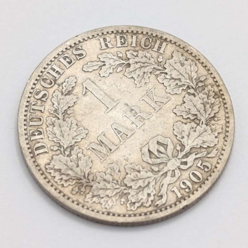 Germany Empire 1905 A 1 mark silver