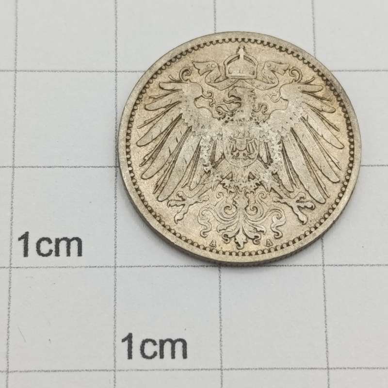 Germany Empire 1905 A 1 mark silver