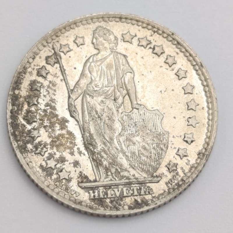 Switzerland 1945 silver 1 Franc