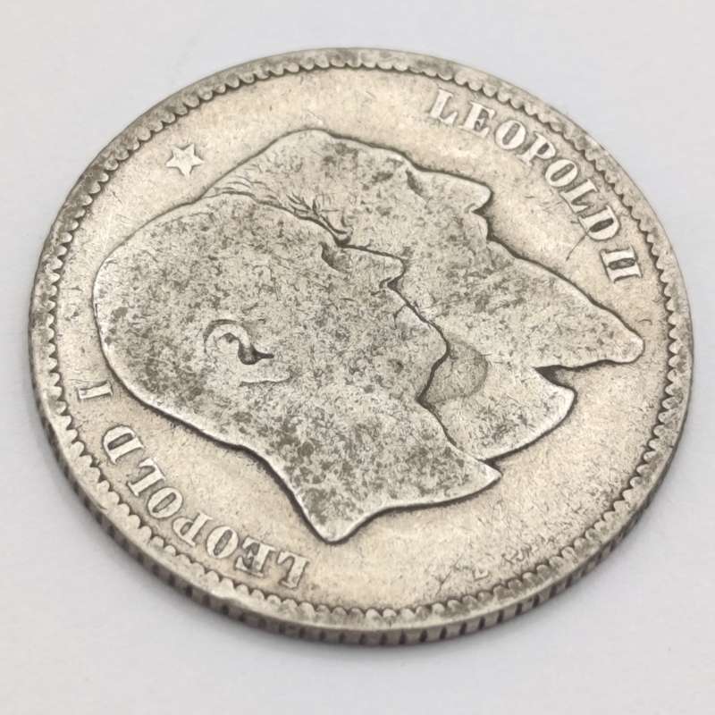 Belgium 1880 silver franc