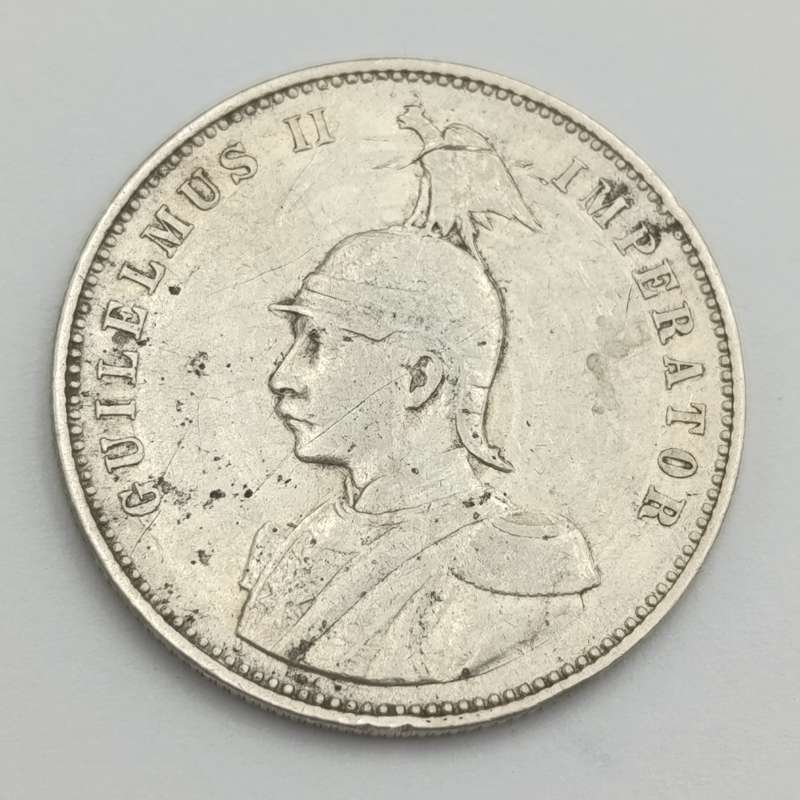 German East Africa 1905J 1 Rupre silver