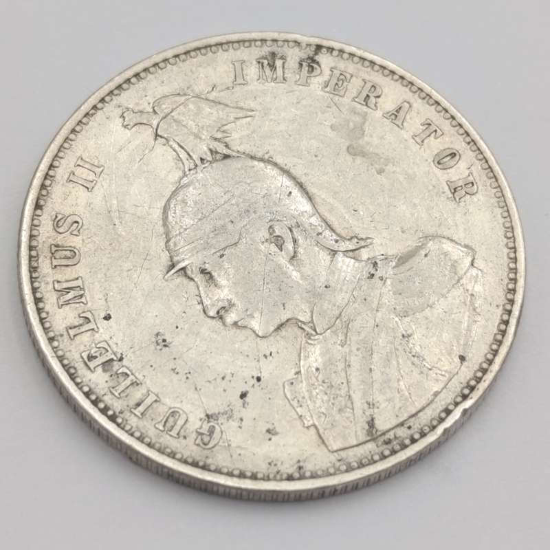 German East Africa 1905J 1 Rupre silver