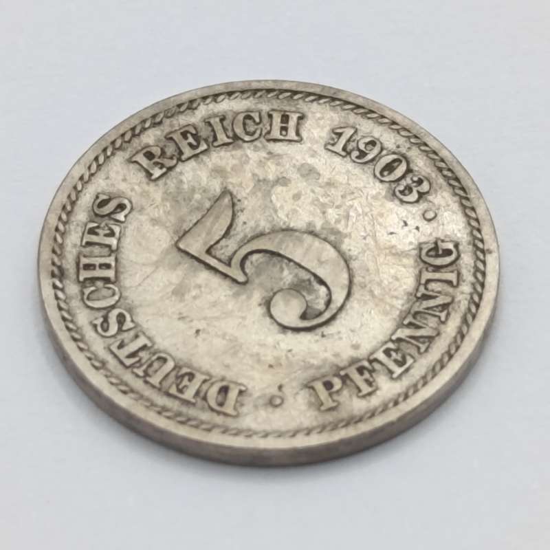 Germany Empire 5 Pfennig 1903E
