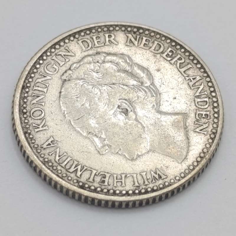 Netherlands 1921 half Gulden Silver