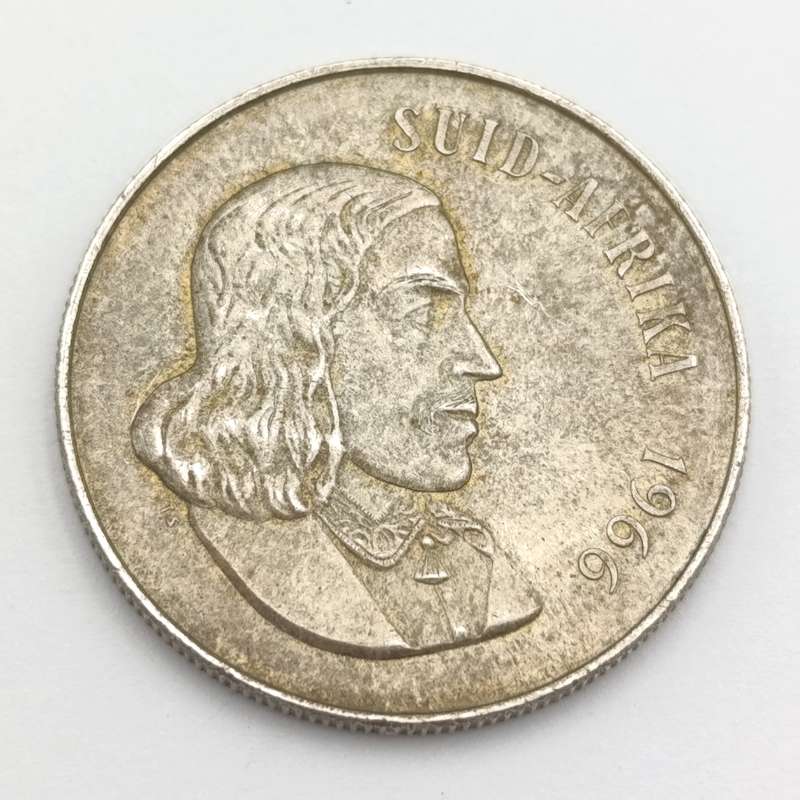 South Africa 1966 silver R1 Tagged EAR variety