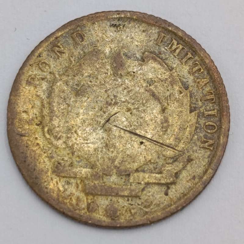 ZAR Paul Kruger 1/2 pond imitation token - rarely seen