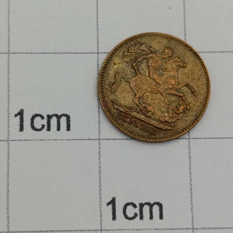 Miniature Great Britain Imitation of a Sovereign counter coin