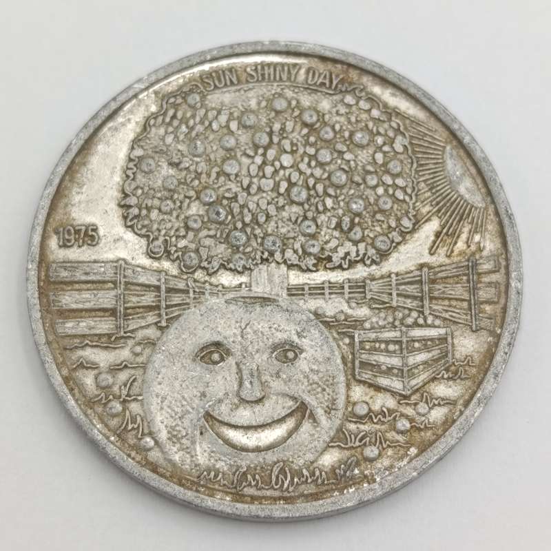 1975 Mardi Gras New Orleans Aluminum medallion