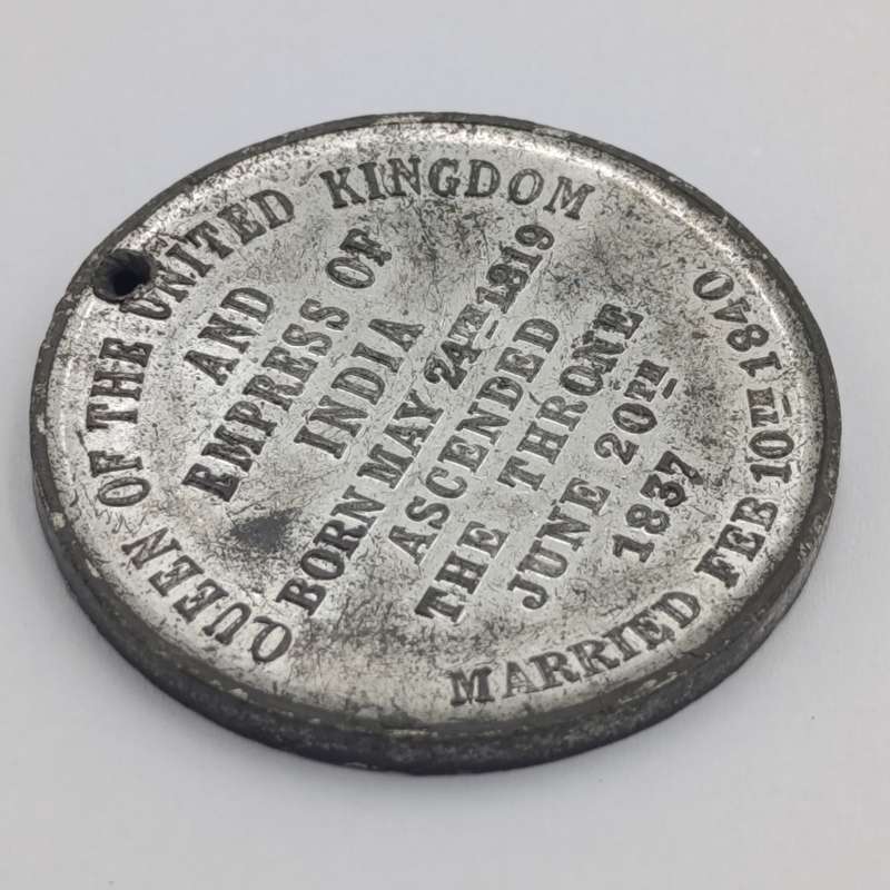 1887 50 year Jubilee of the reign of Queen Victoria medallion
