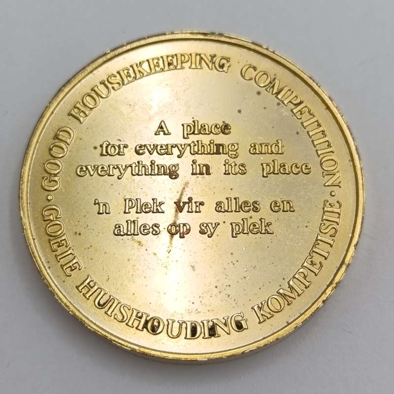 Namaqualand Good Housekeeping De Beers Mines medallion