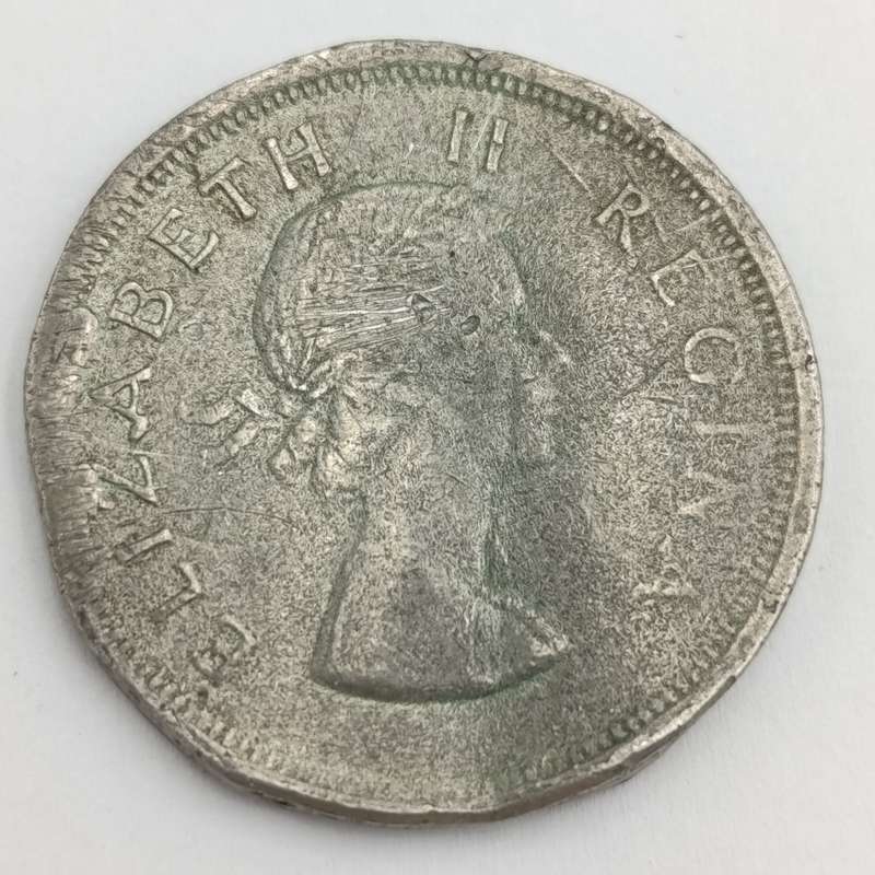 1958 Prison money 2 1/2 Shilling - weighs only 11,5g