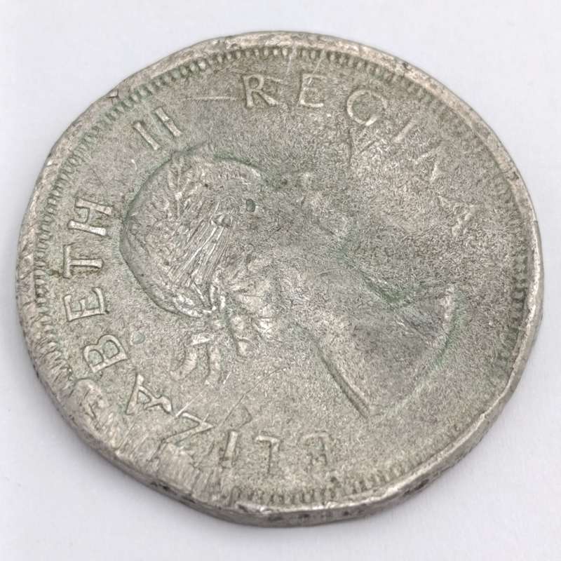 1958 Prison money 2 1/2 Shilling - weighs only 11,5g