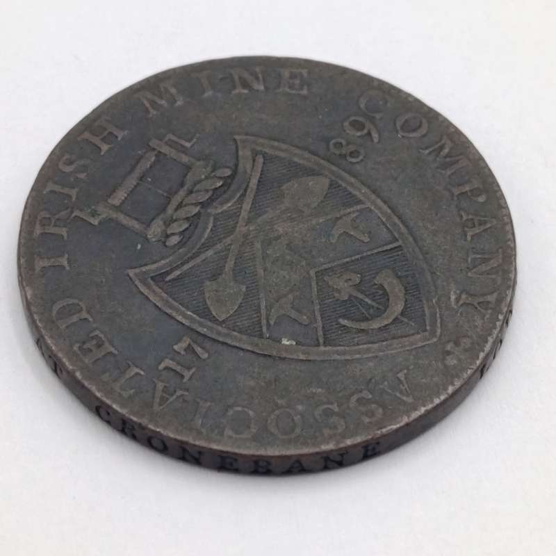 Irish Associated Irish Mine Company 1789 1/2 Penny token