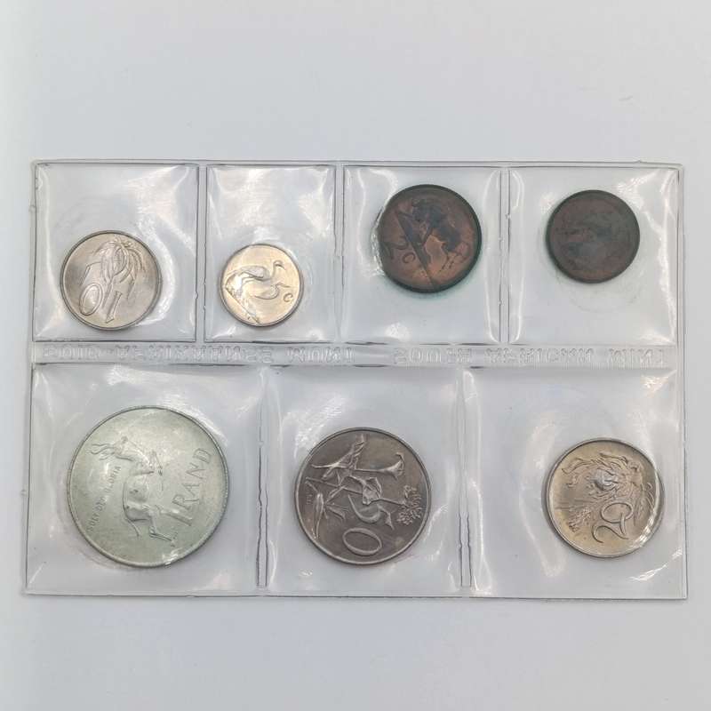 1968 South Africa English uncirculated set with scarce R1