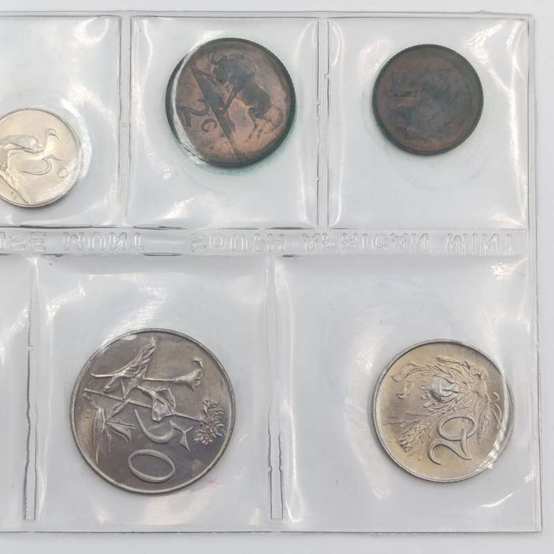 1968 South Africa English uncirculated set with scarce R1