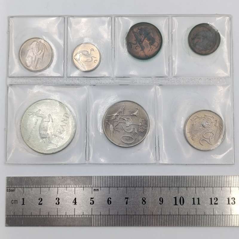 1968 South Africa English uncirculated set with scarce R1