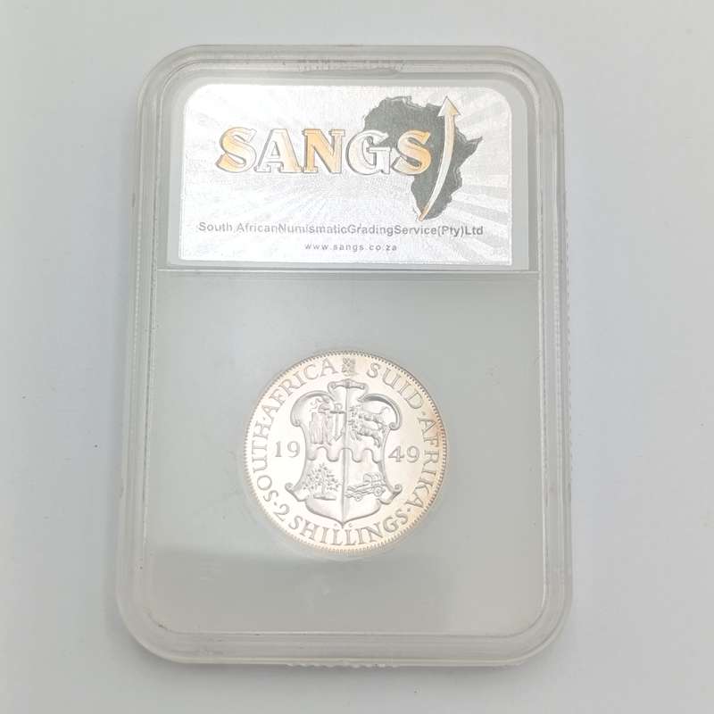 1932 South Africa Shilling graded MS63 by NGC